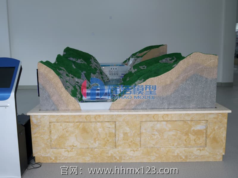 杨房沟水电站仿真模型：微缩复刻，展现水电工程磅礴魅力