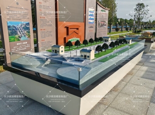 龙洲垸水闸工程沙盘模型亮相--匠心复刻水利工程