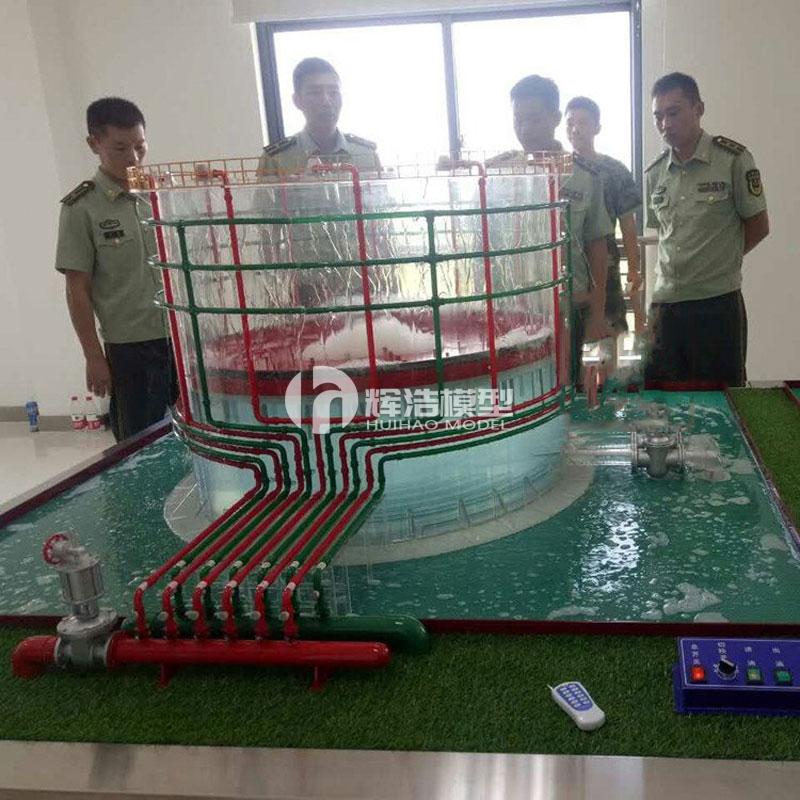 石化消防实训装置客户来厂验货指导