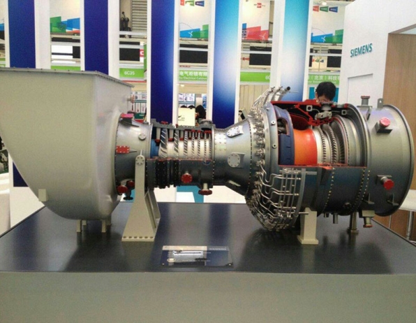 今日案例：西门子SGT-800型燃气轮机高仿微缩模型