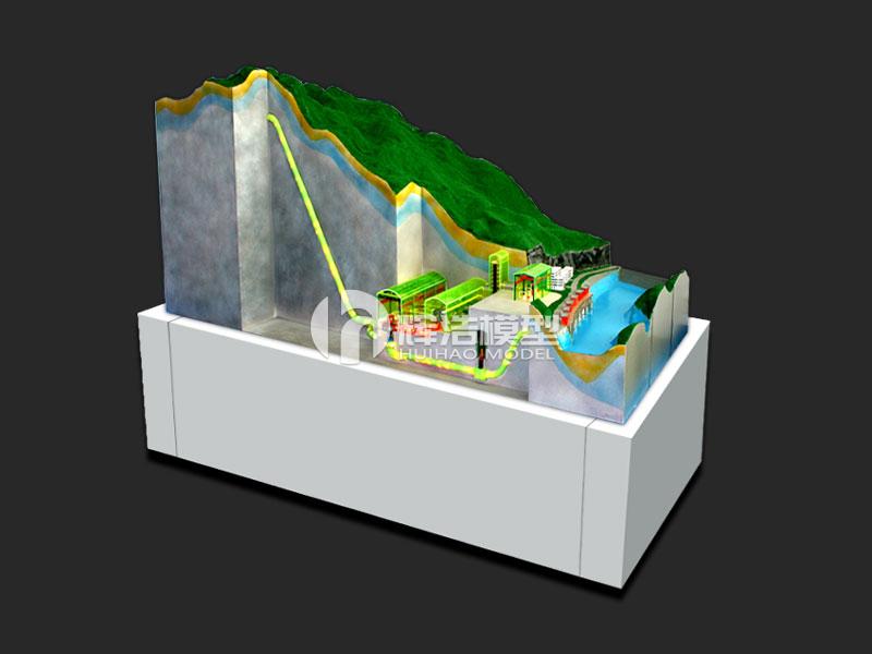 抽水蓄能电站仿真模型,抽水蓄能电站工作原理模型制作