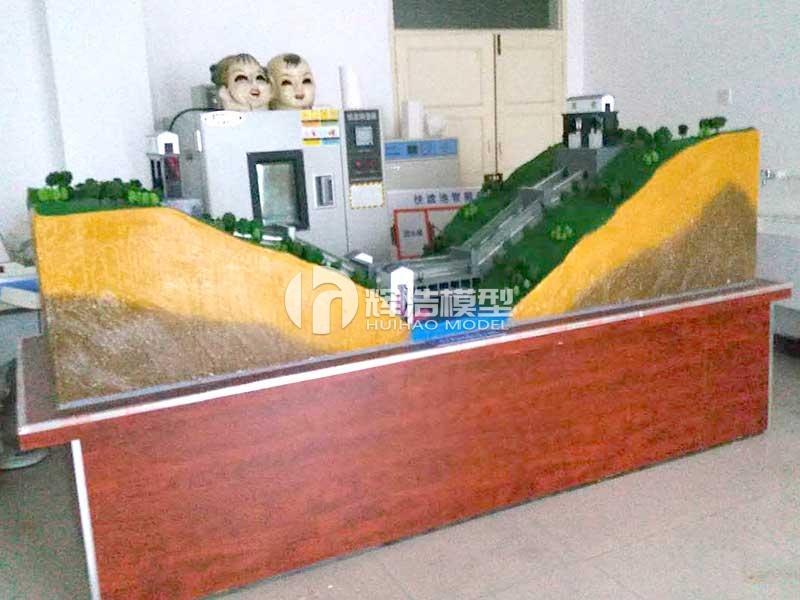 倒虹吸管仿真模型,渠系建筑物模型,水工模型生产厂家